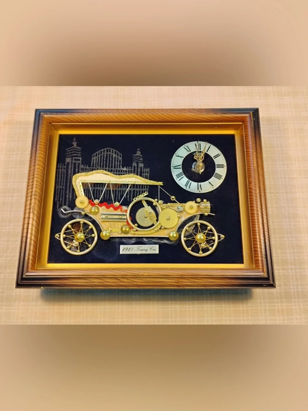Vintage 1910 Touring Car Clock
